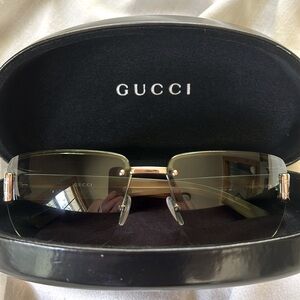 Women’s Gucci Sunglasses with Green Lenses